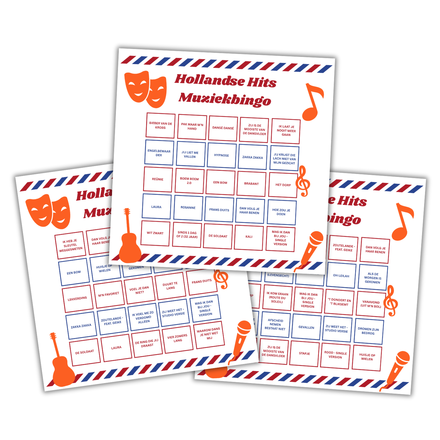 Hollandse Hits Muziekbingo