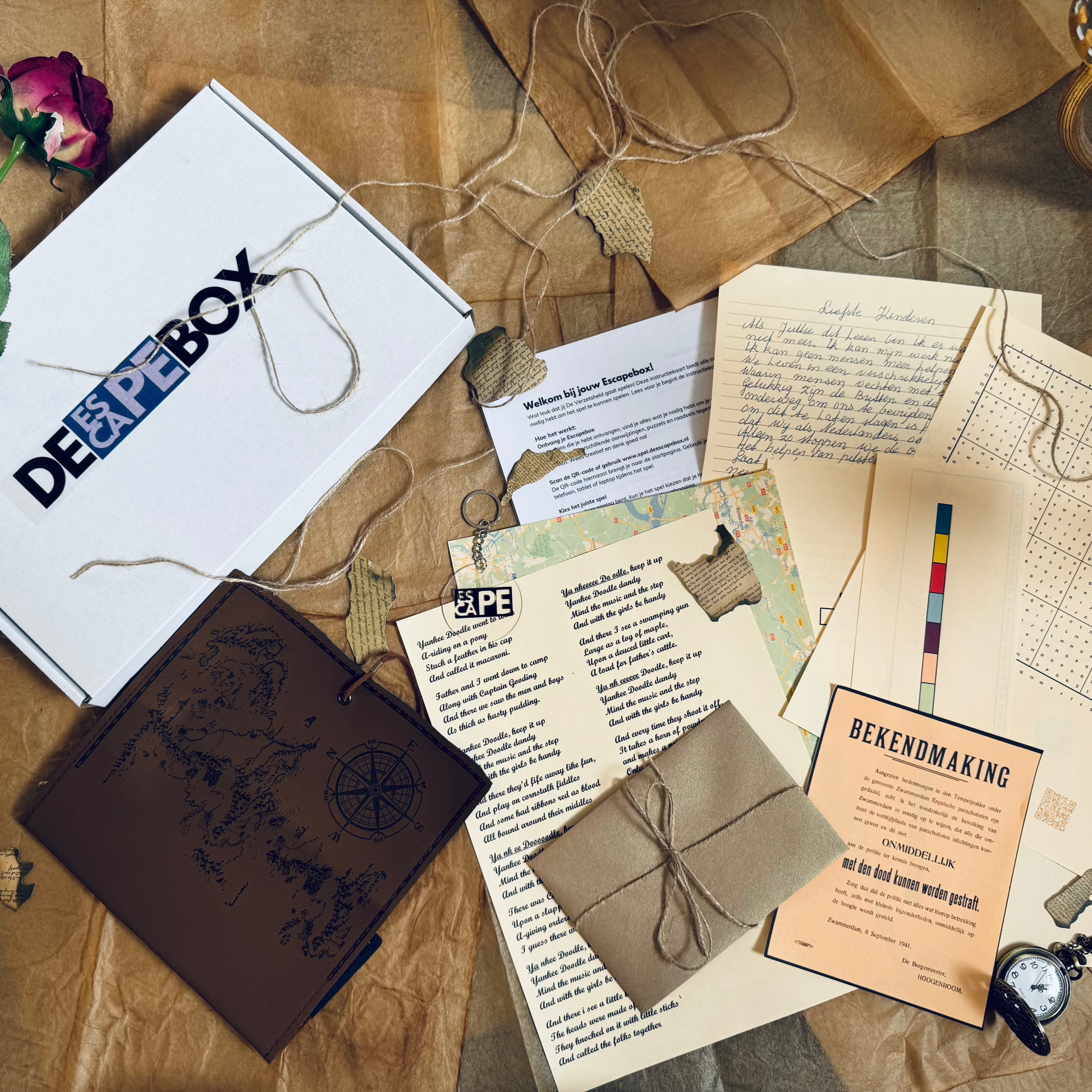 Escape room spel De Verzetsheld